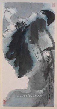 Arte Tradicional Chino Painting - Chang dai chien loto 1965 chino tradicional